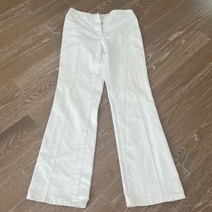 White jeans. Size 8.